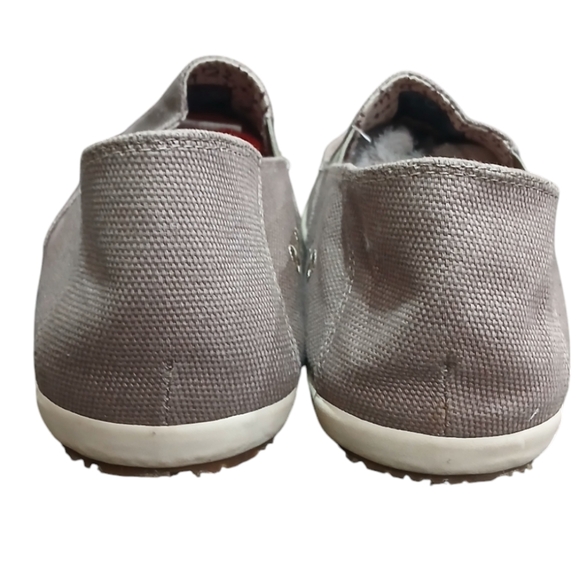 New Sanuks Beige Boat Slip On Shoes Womans size 10 - Picture 5 of 8